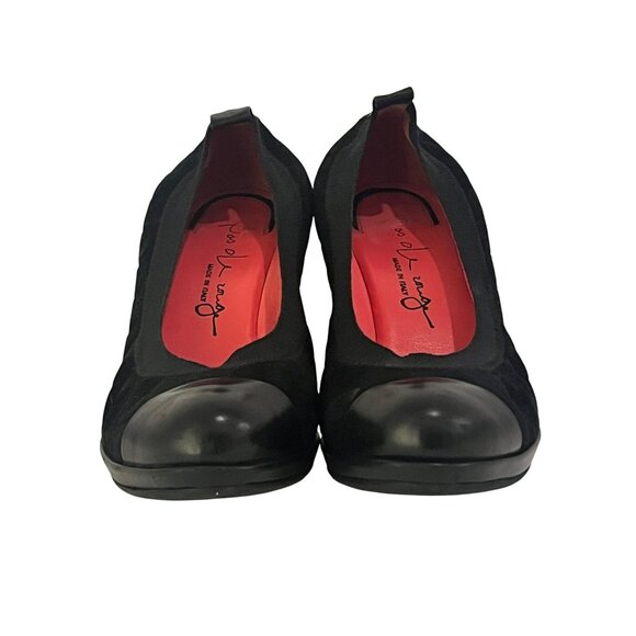 Pas de Rouge Pumps Comoscio Black IT 40 US 9 EUC - Picture 4 of 9